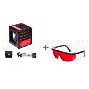 ADA CUBE 3D PROFESSIONAL EDITION лазерный уровень + очки лазерные ADA Laser Glasses  в подарок!