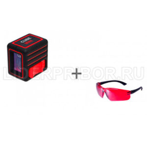 ADA CUBE MINI BASIC EDITION лазерный уровень + очки лазерные ADA Laser Glasses  в подарок!