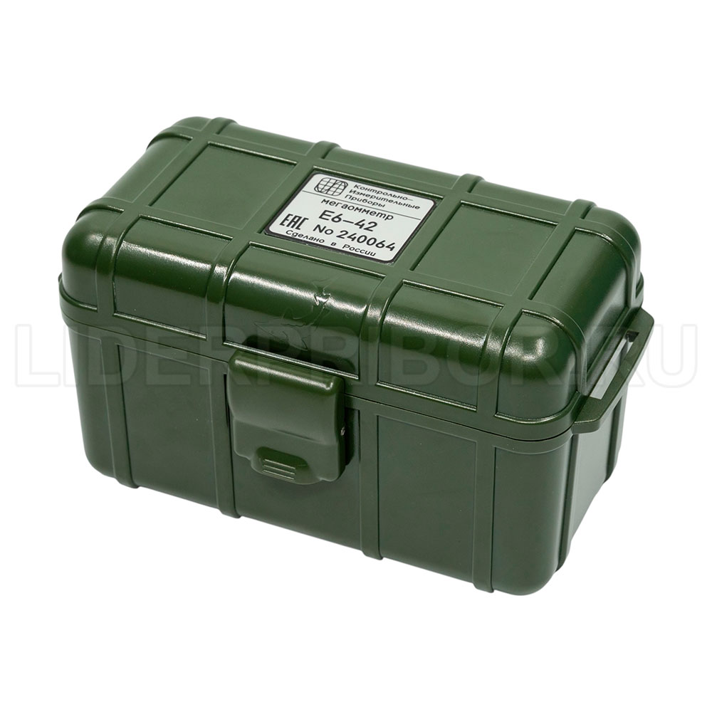 Е6-42-GREEN-2л Е6-42 Мегаомметр, в зеленом корпусе (без интерфейса)