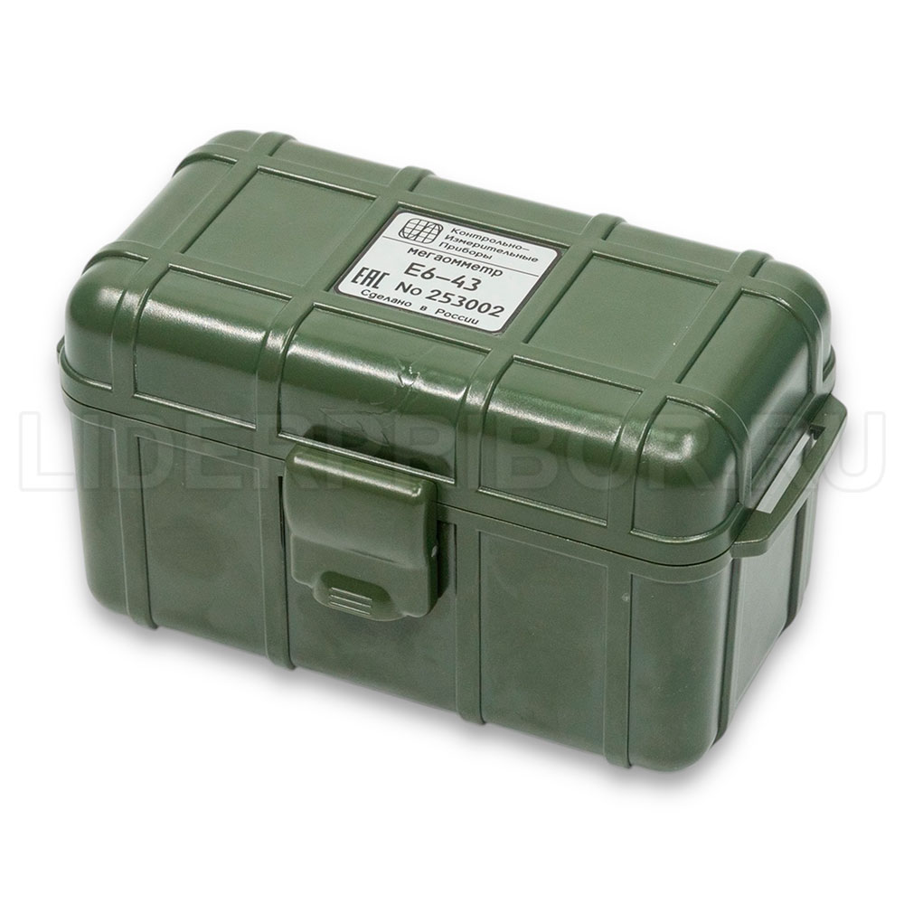 Е6-43-GREEN-7л Е6-43 Мегаомметр, в зеленом корпусе